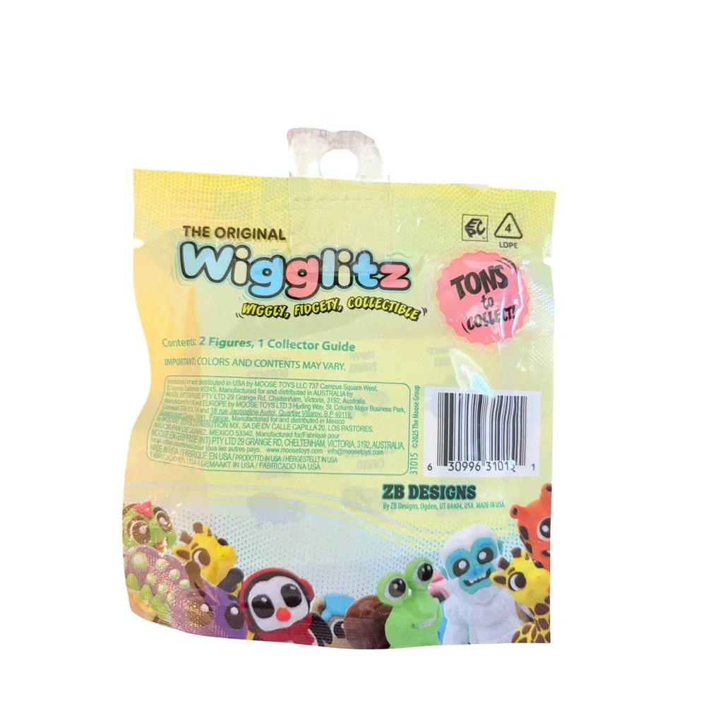 Moose Toys Wigglitz Series 1 Blind Bag Fidget Collectible 2 Figures ZB Designs